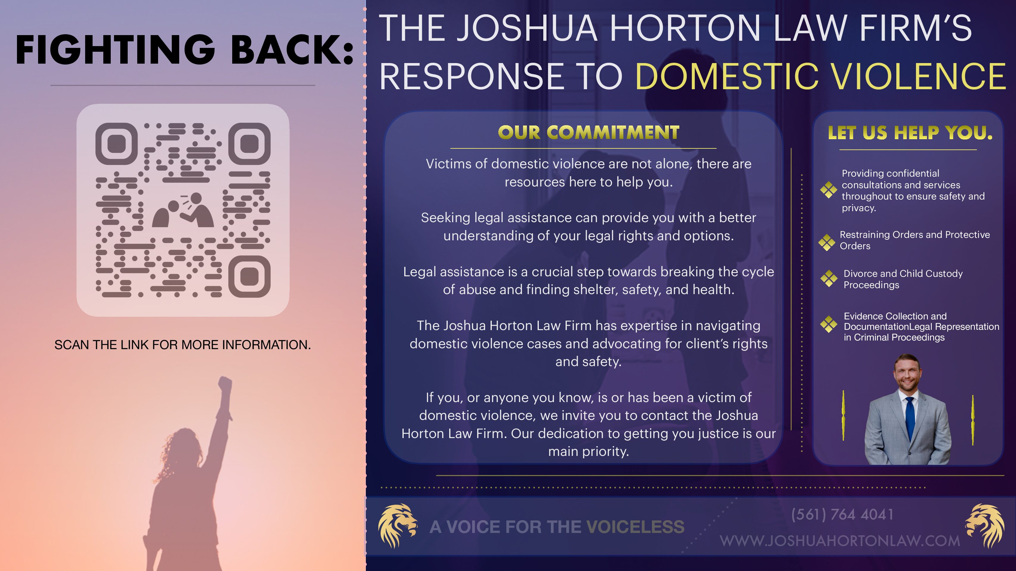 Safeguarding Your Rights: The Joshua Horton Law Firm’s Commitment to Legal Assistance for Domestic Violence Victims